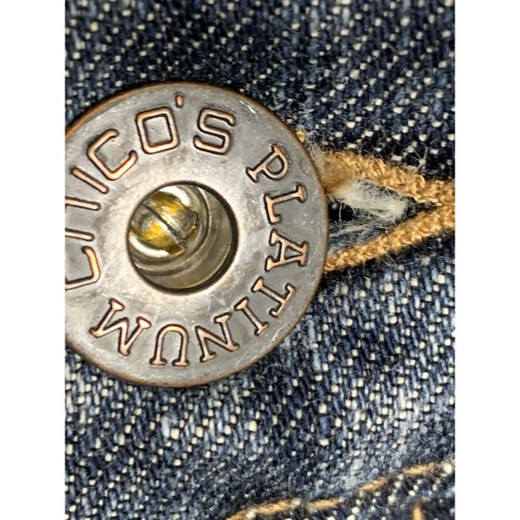 Chico's Platinum Womens Jeans Denim Medium Wash Straight Leg Cotton Sz 2.5 Short - Picture 5 of 11